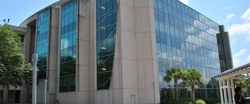 front entrance of Marx Library