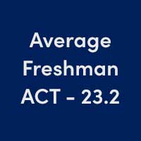 Average Freshman ACT - 23.2