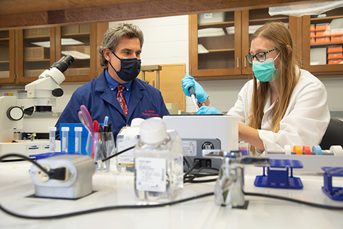 Jonathon Audia, Ph.D., and Amanda Tuckey