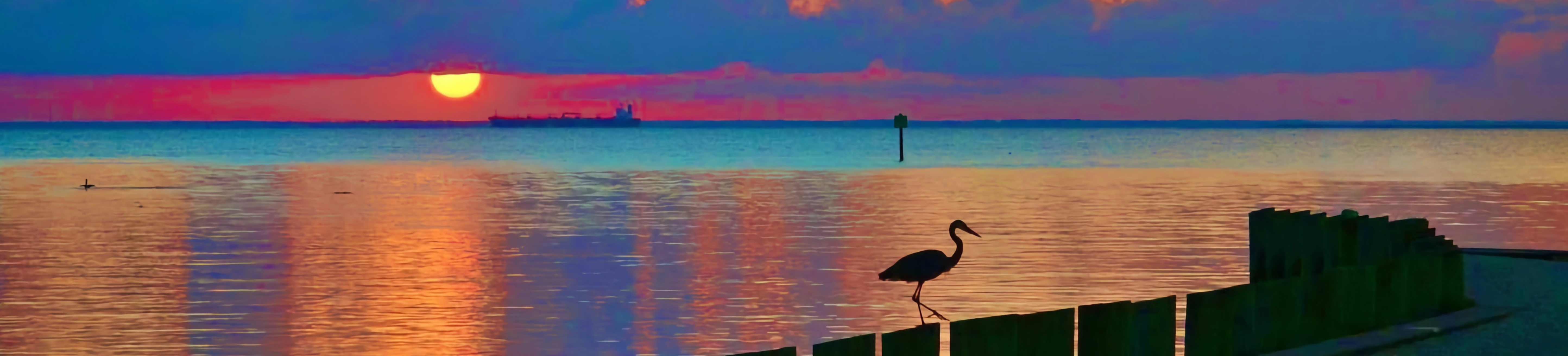Sunset on Mobile Bay