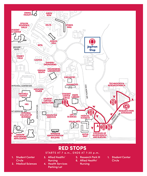 JagTran Red Stops linked to PDF version